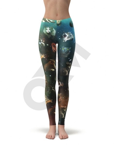 Cats In Space Leggings